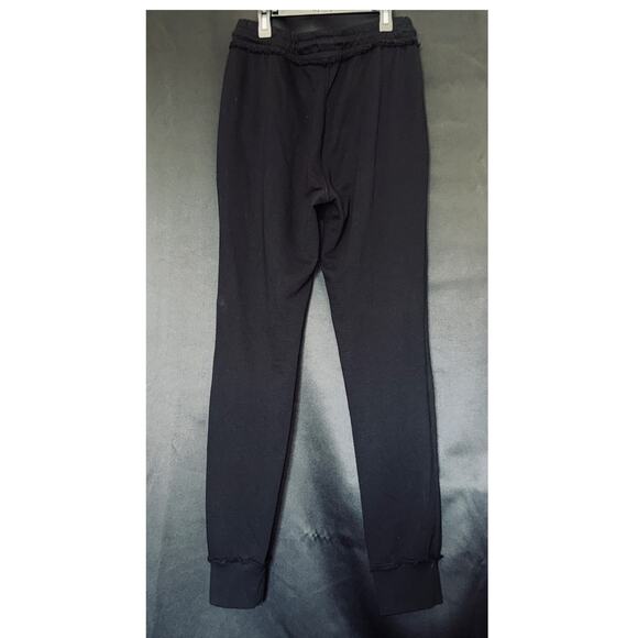 Women's Cotton Citizen Sweatpants Zip Pockets All Black Size Medium NWT - Picture 12 of 12